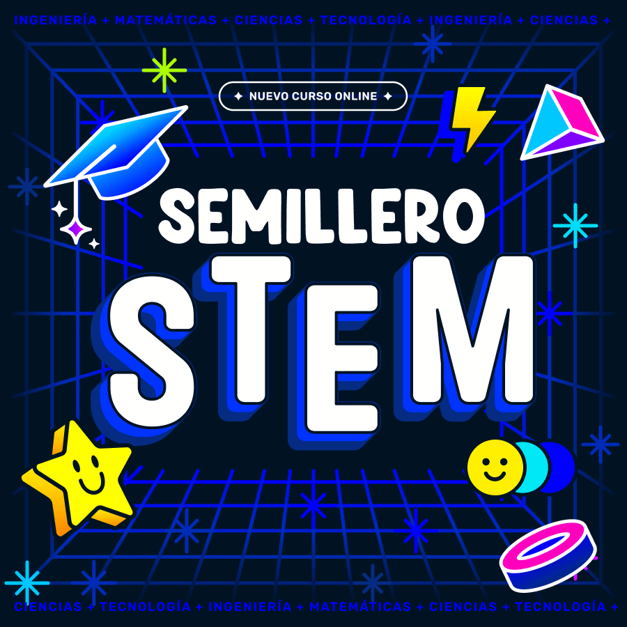 Semillero STEM online banner mobile